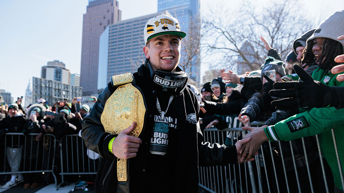 Cooper DeJean Eagles Super Bowl 59 parade