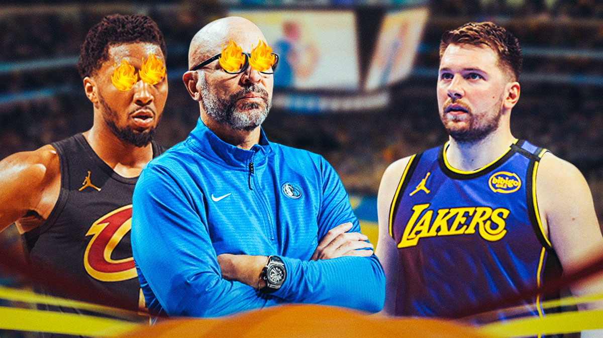 Luka Doncic in a Lakers uniform. Jason Kidd. Donovan Mitchell with fire on his eyes.