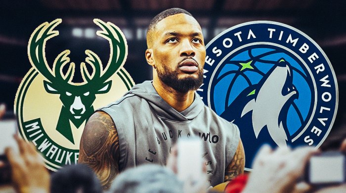 Damian Lillard downgraded on injury report vs. Timberwolves