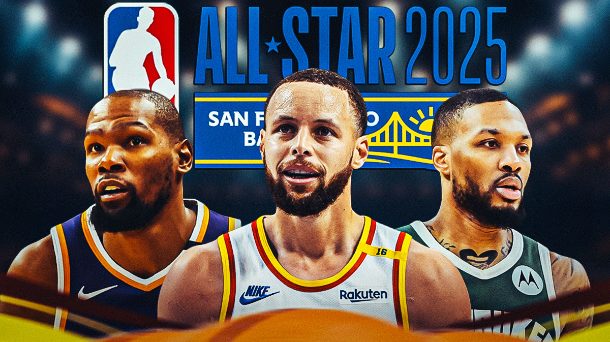 Kevin Durant, Stephen Curry, Bucks star Damian Lillard, All-Star Game