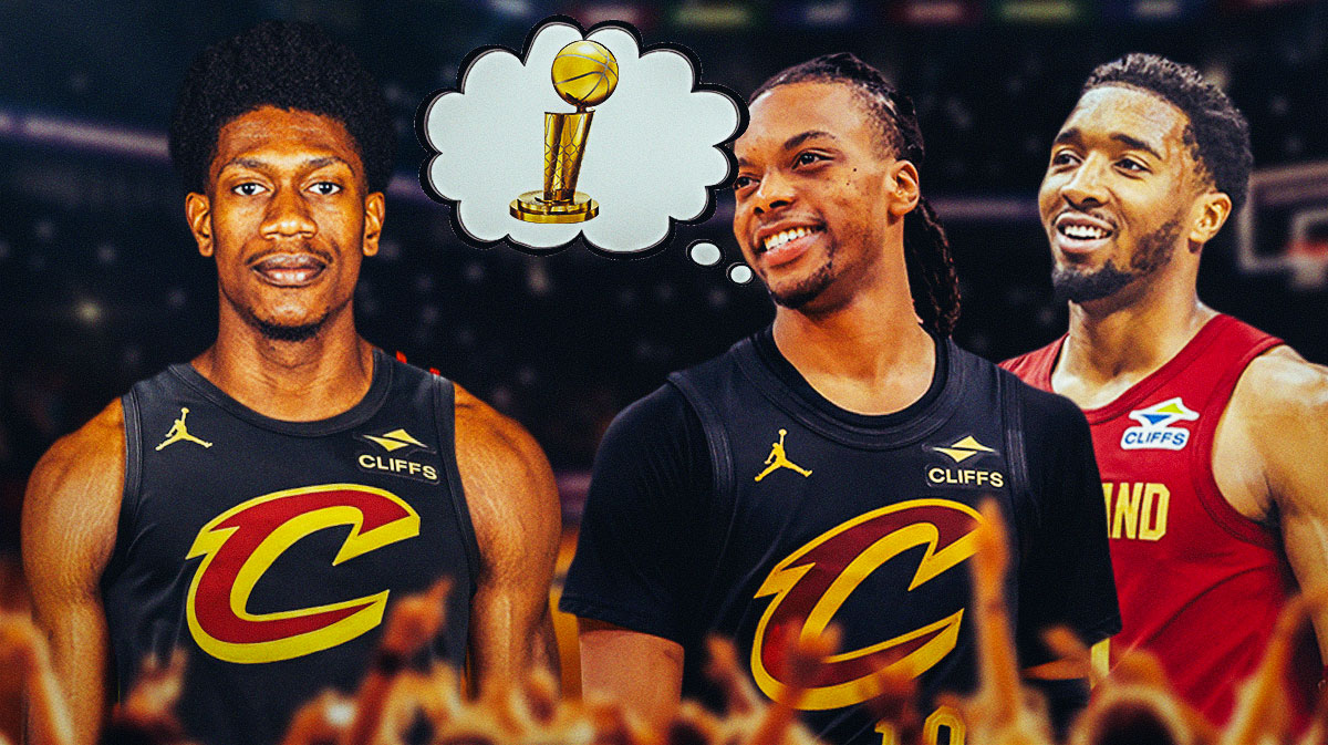Cavs' Darius Garland, Donovan Mitchell, and De'Andre Hunter