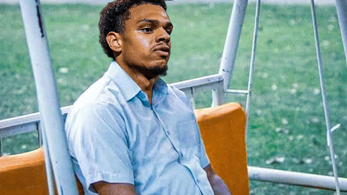 Jevon Holland (Dolphins) as the sad pablo escobar meme