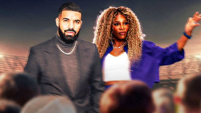 Drake Serena Williams Kendrick Lamar Super Bowl