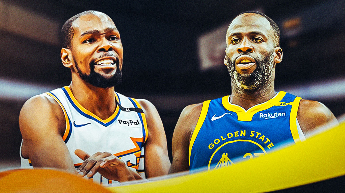 Kevin Durant and Draymond Green.