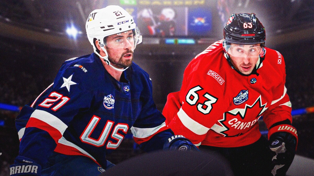 Team USA star Dylan Larkin talks about the 4 Nations Final against Team Canada.