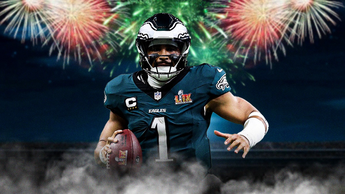 Jalen Hurts broke his own rushing record during the Super Bowl.