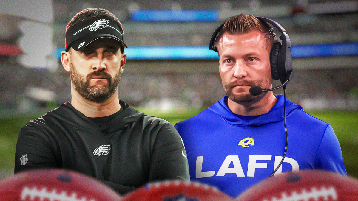 Eagles' Nick Sirianni and Rams' Sean McVay