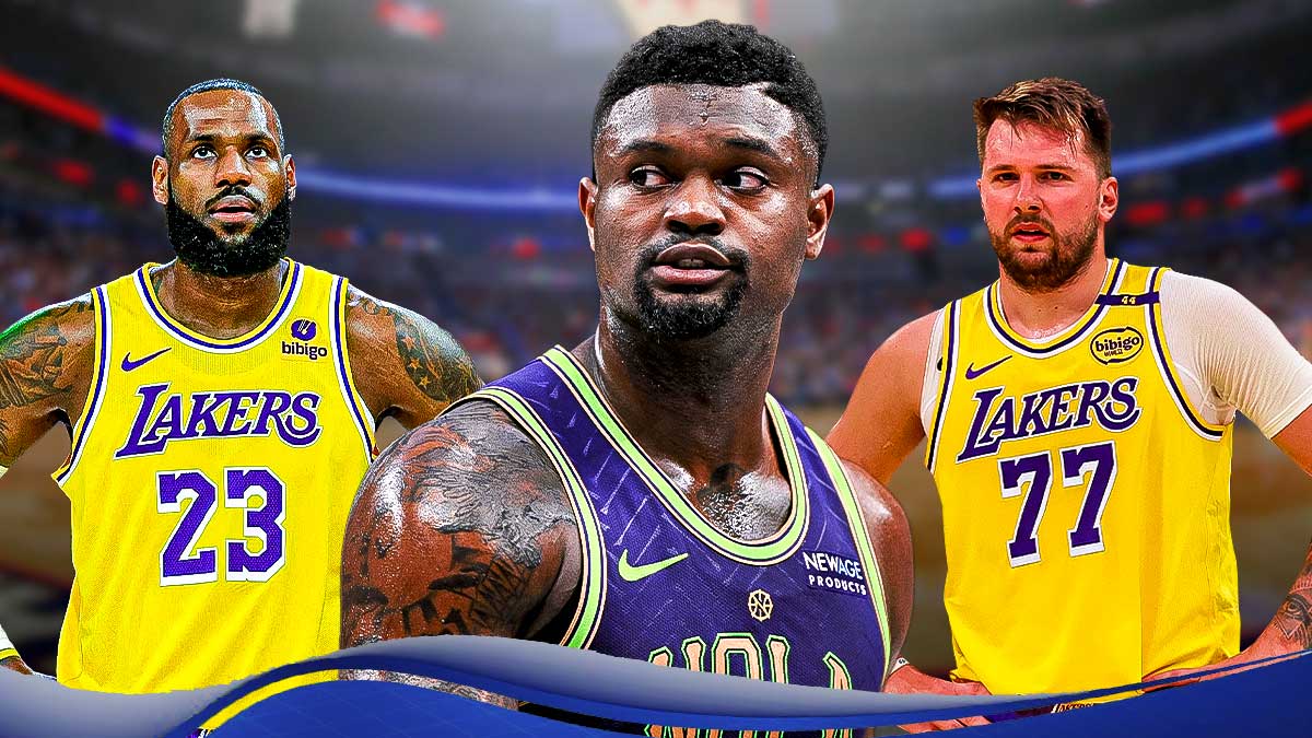 Pelicans' Zion Williamson, Lakers' LeBron James and Luka Doncic