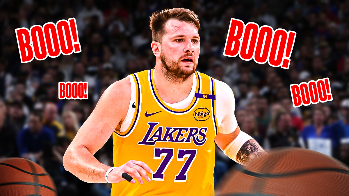 Lakers' Luka Doncic with fans booing him