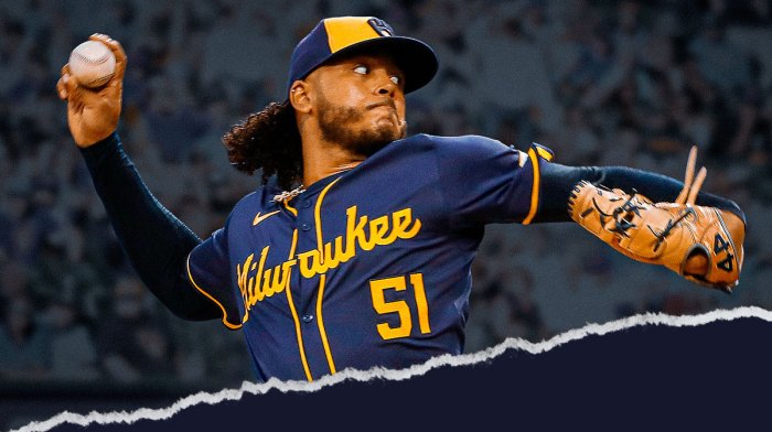 Brewers manager Pat Murphy named Freddy Peralta as the team's Opening Day starter.