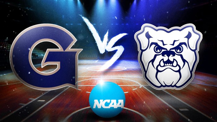 Georgetown Butler prediction, College Basketball odds