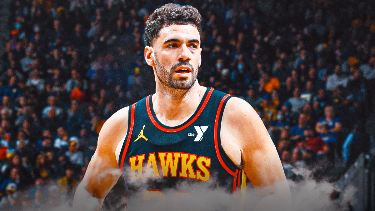 Georges Niang in a Hawks jersey.