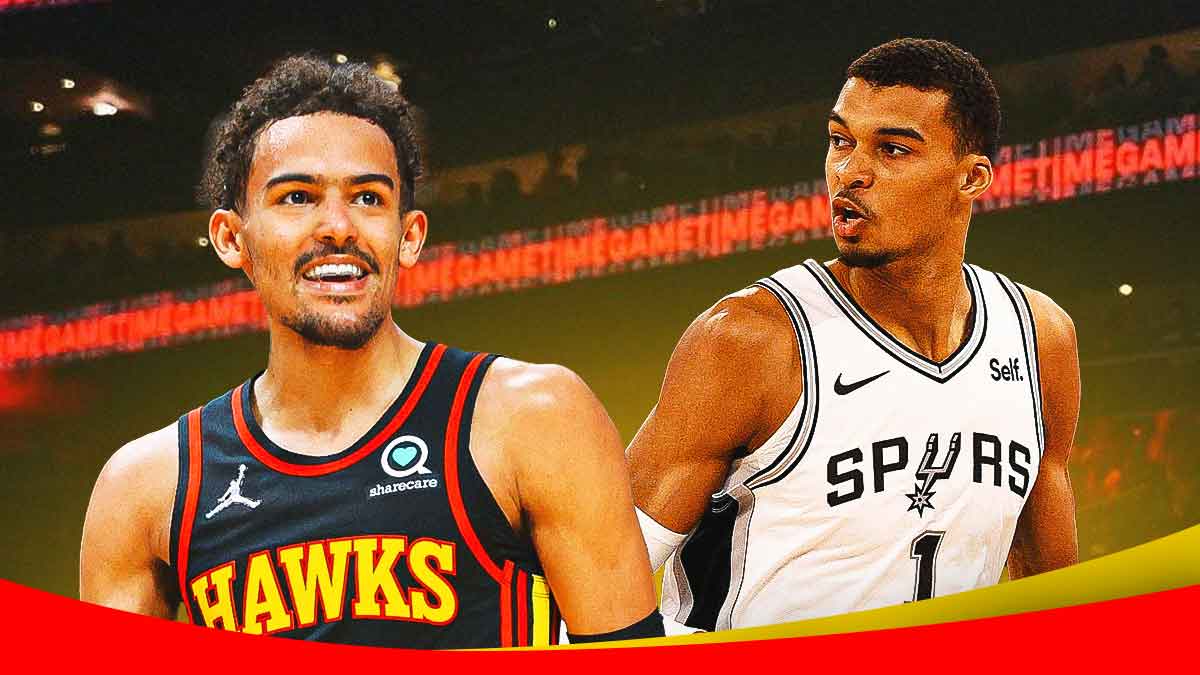 Trae Young and Victor Wembanyama.