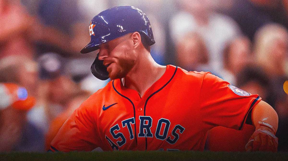 Ben Gamel in an Astros jersey