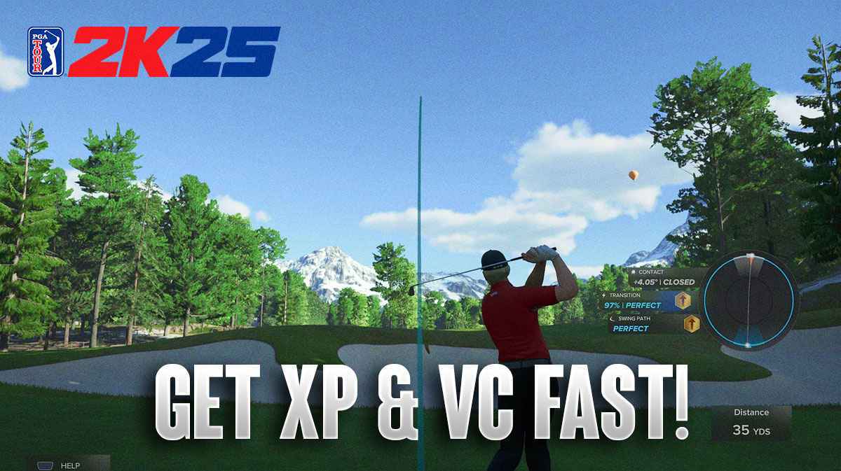 How to get XP & VC Fast in PGA Tour 2K25