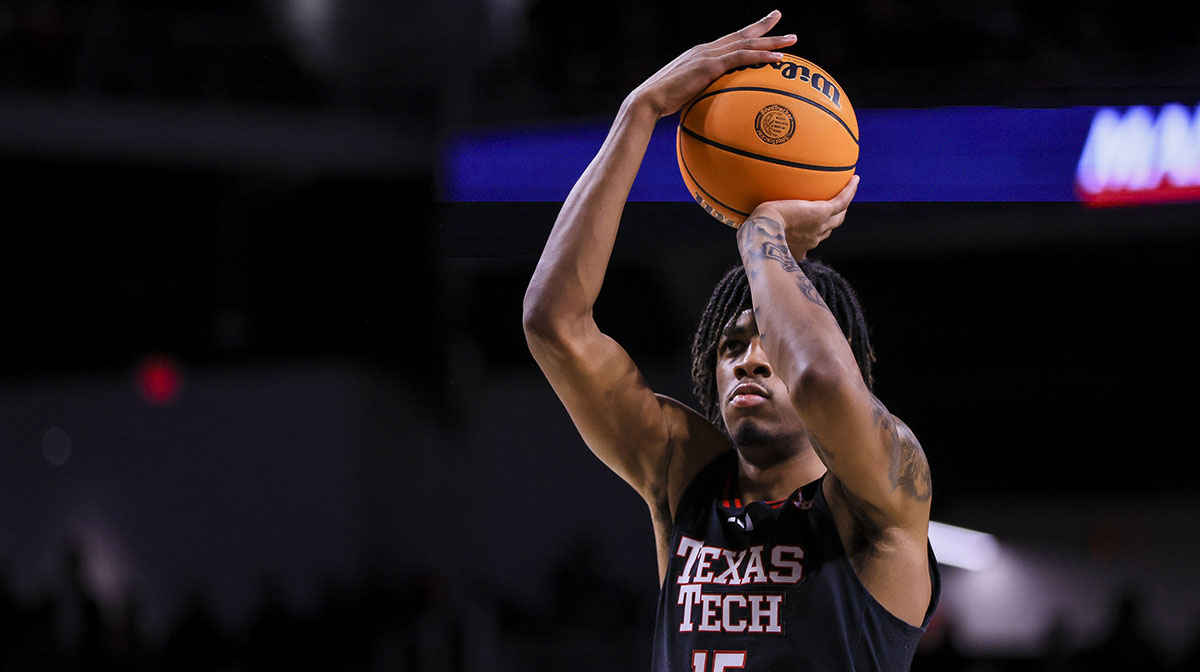 Texas Tech Red Raiders forward JT Toppin (15) shoots a free throw against the Cincinnati Bearcats in the second half at Fifth Third Arena.