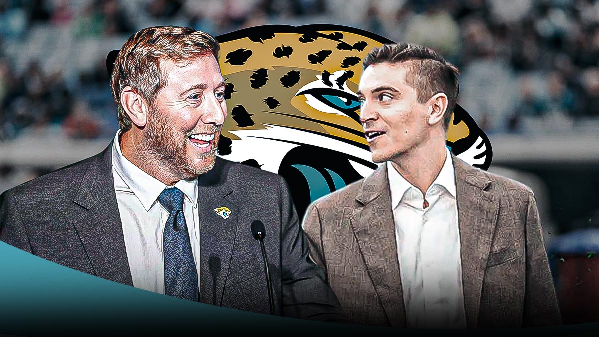 Liam Coen, James Gladstone, Jacksonville Jaguars logo