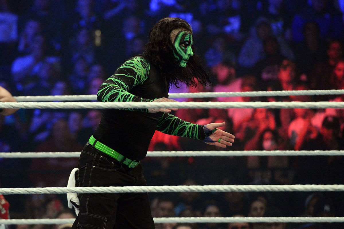 Jeff Hardy during match at Survivor Series on November 21, 2021.