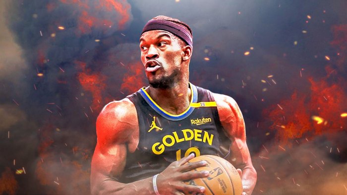 Jimmy Butler bailed out the Warriors in a big way on Saturday, in his Golden State debut
