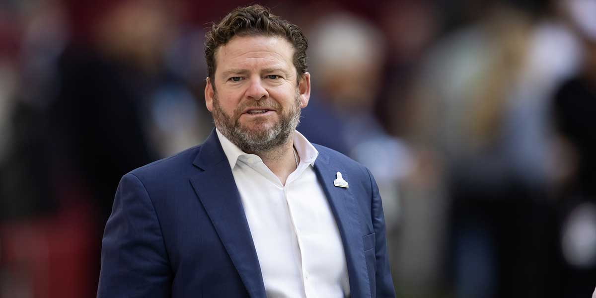 Seattle Seahawks general manager John Schneider against the Arizona Cardinals at State Farm Stadium. 