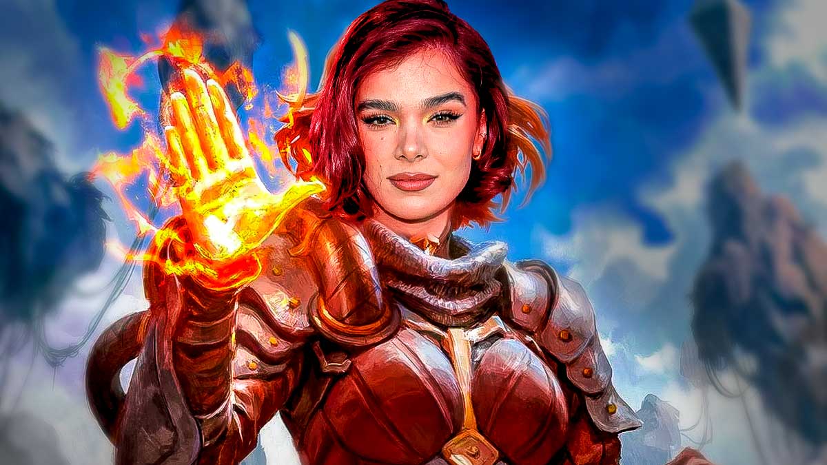 Hailee Steinfeld (Josh Allen's Fiance) as an MTG character.