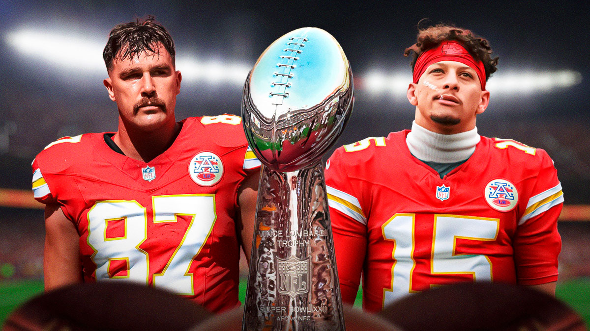 Kansas City Chiefs Travis Kelce Patrick Mahomes