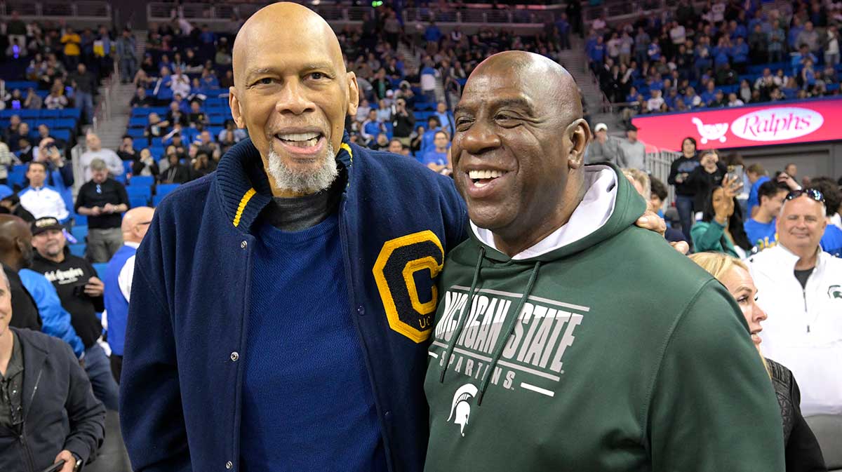 Kareem Abdul Jabbar Magic Johnson Greatest NBA players ever