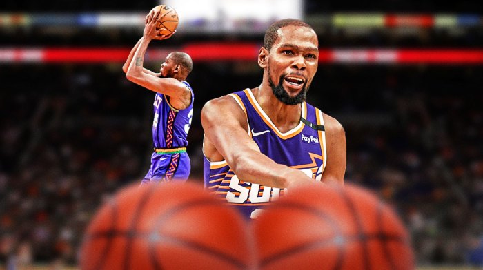 2025 NBA All-Star Weekend participant Kevin Durant of the Phoenix Suns
