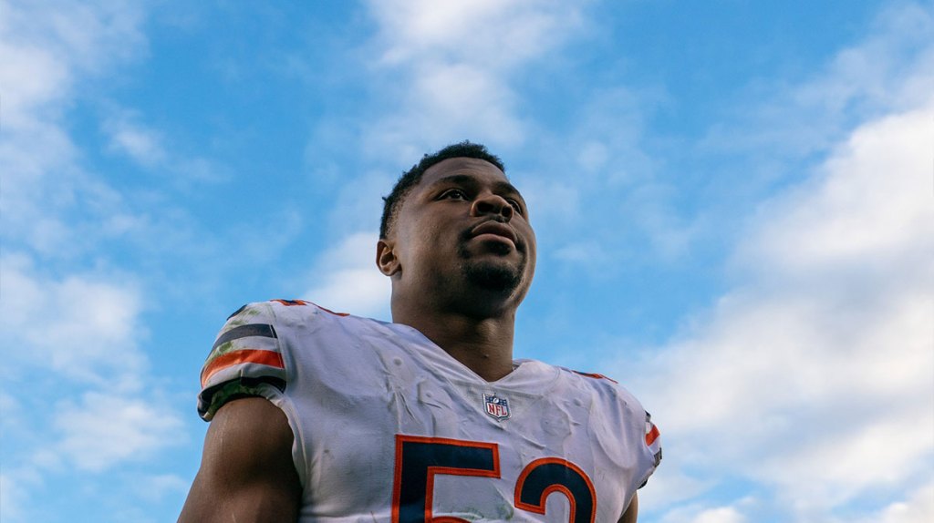Chicago Bears outside linebacker Khalil Mack (52) after the game against the San Francisco 49ers at Levi's Stadium.