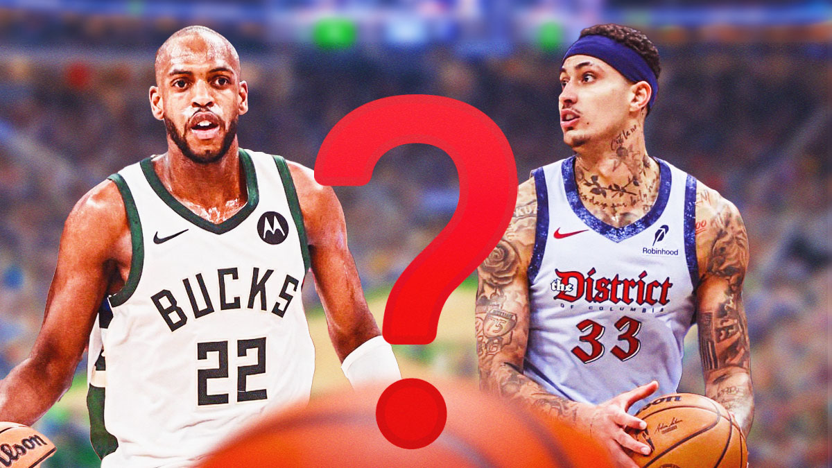Bucks' Khris Middleton, big question mark, Wizards' Kyle Kuzma