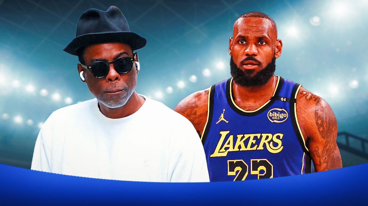 Los Angeles Lakers Chris Rock LeBron James New York Knicks