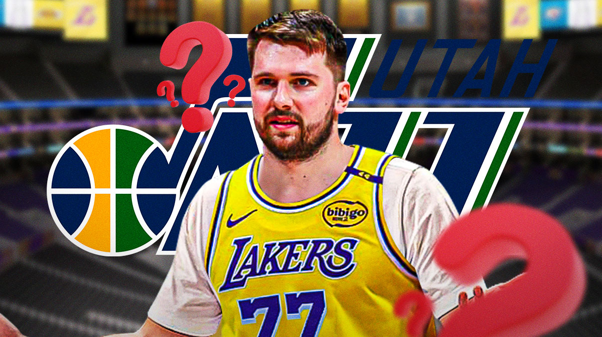 Lakers' Luka Doncic, Jazz, question marks all around, Crypto.com Arena in back