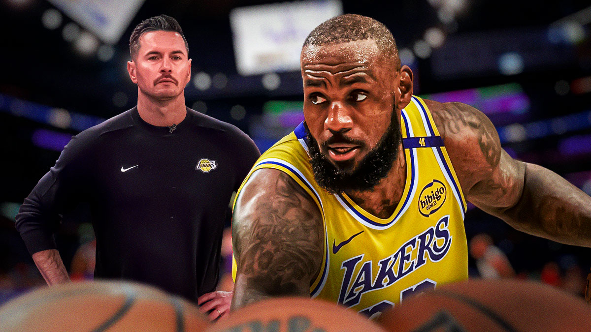 JJ Redick and LeBron James.