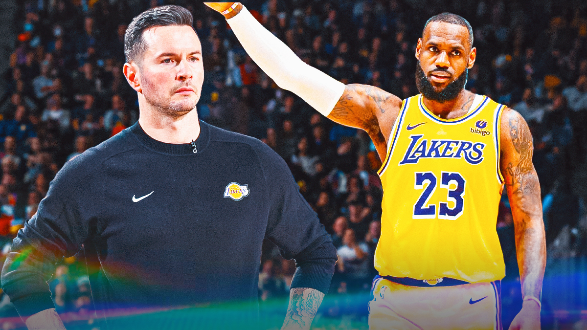 Lakers HC JJ Redick, LeBron James