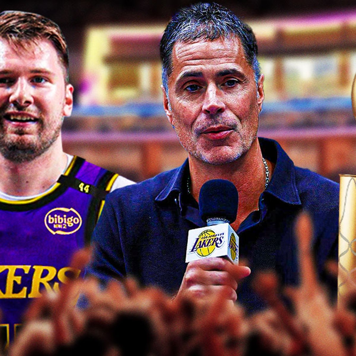 Luka Doncic, Rob Pelinka affirm championship goal with Lakers