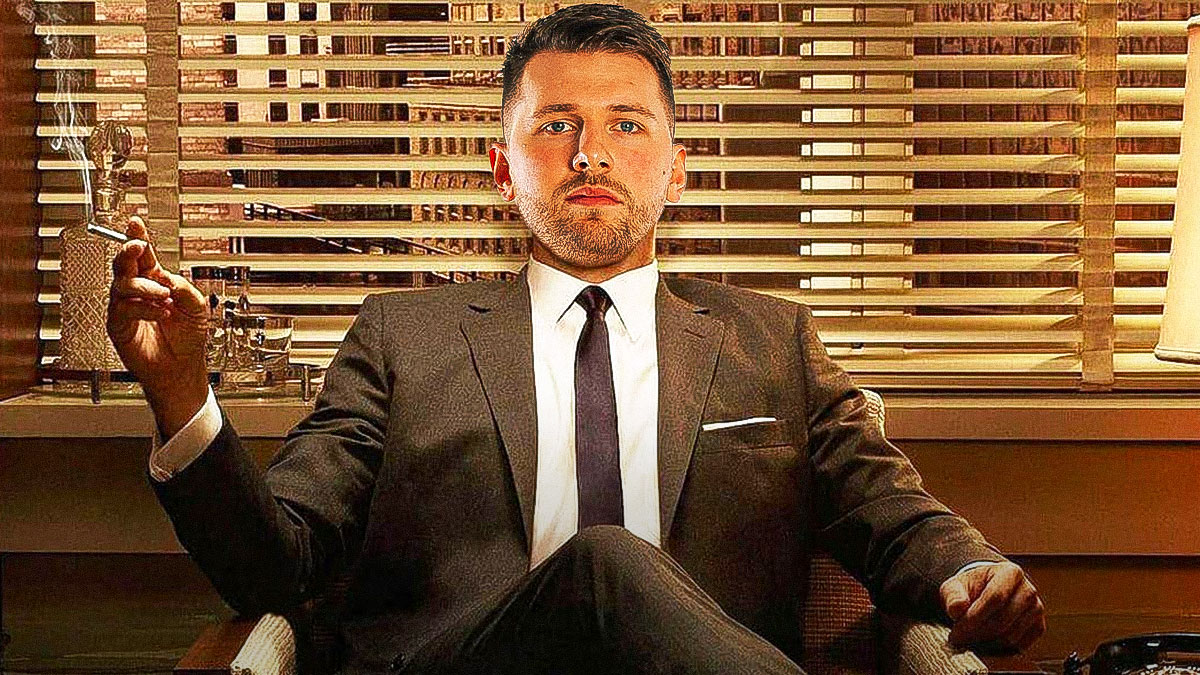 Luka Doncic (Lakers) as Don Draper.