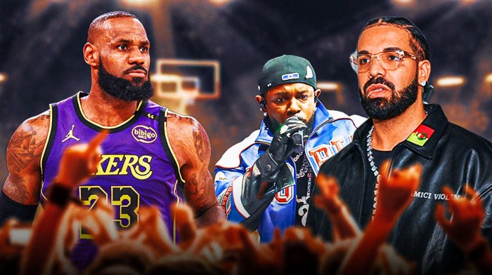 LeBron James Kendrick Lamar Drake