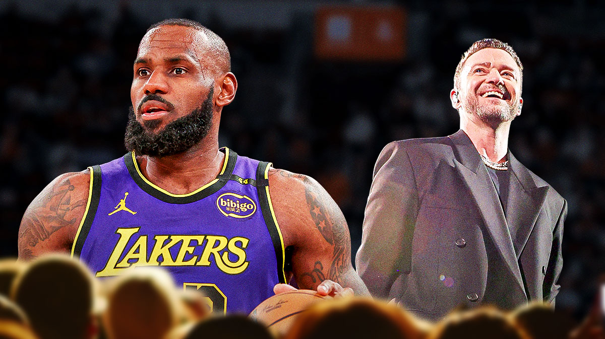 LeBron James, Justin Timberlake, Mavericks, Luka Doncic, Lakers