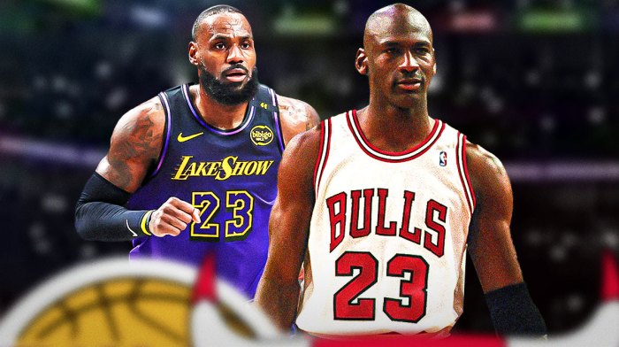 Los Angeles Lakers, LeBron James, Michael Jordan