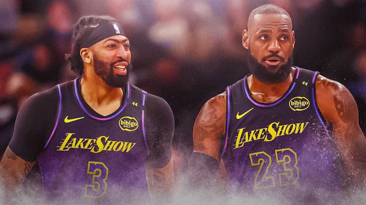 Lakers LeBron James and Lakers Anthony Davis