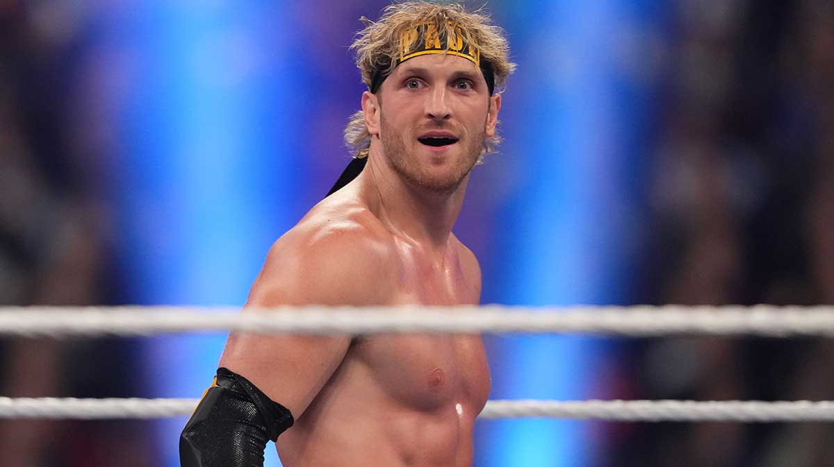 Logan Paul at the 2025 Royal Rumble on February 1, 2025