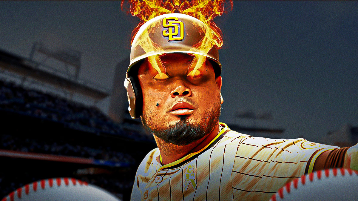 Luis Arraez with fire on his eyes