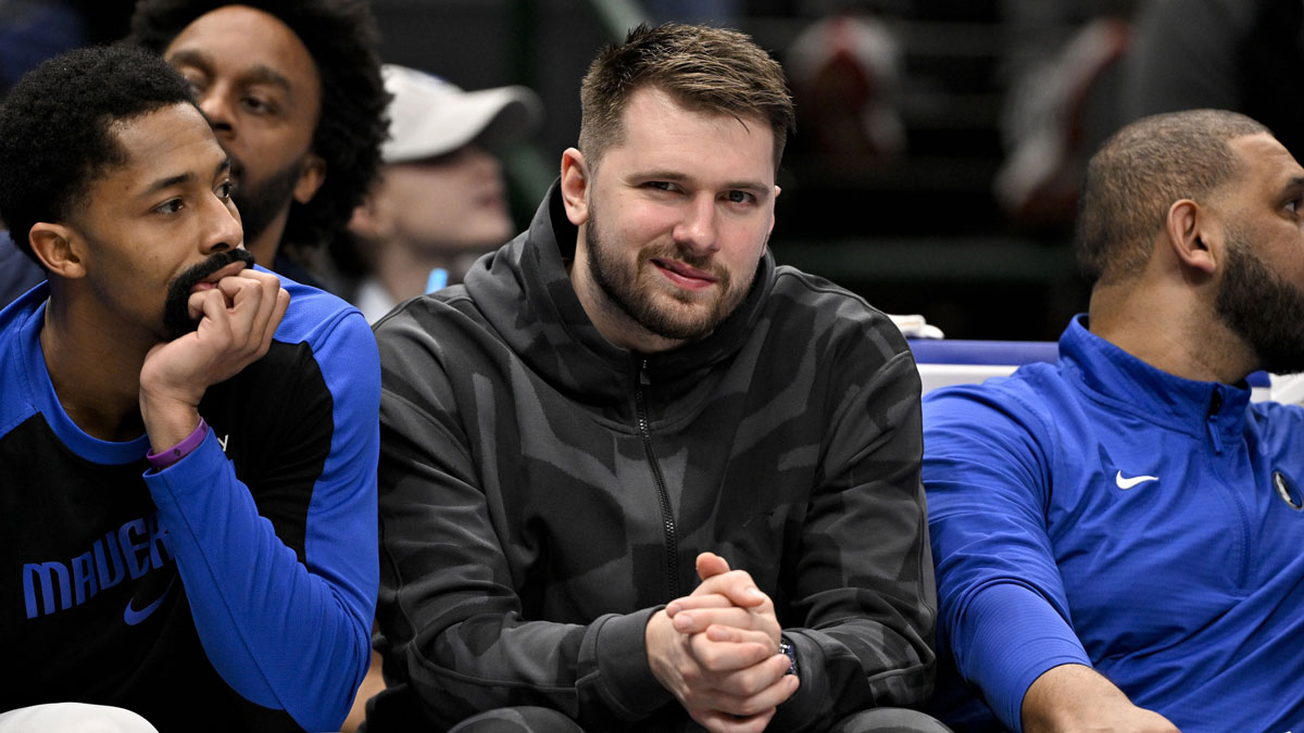 Luka Doncic Bench NBA Trade Mavericks