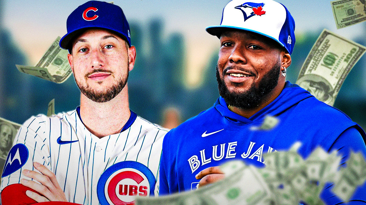 Kyle Tucker in a Cubs uniform. Vladimir Guerrero Jr. Money flying all around