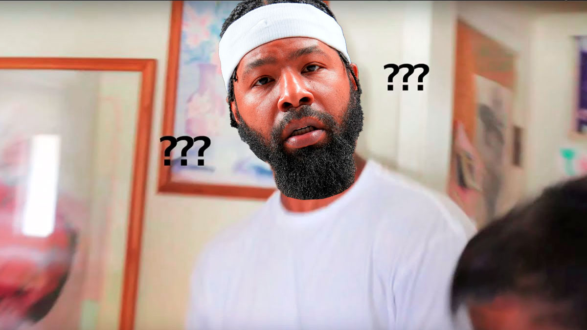 Markieff Morris (Lakers) as the Nick Young meme