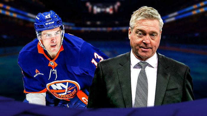 Mathew Barzal's knee injury is bad news for Patrick Roy's team