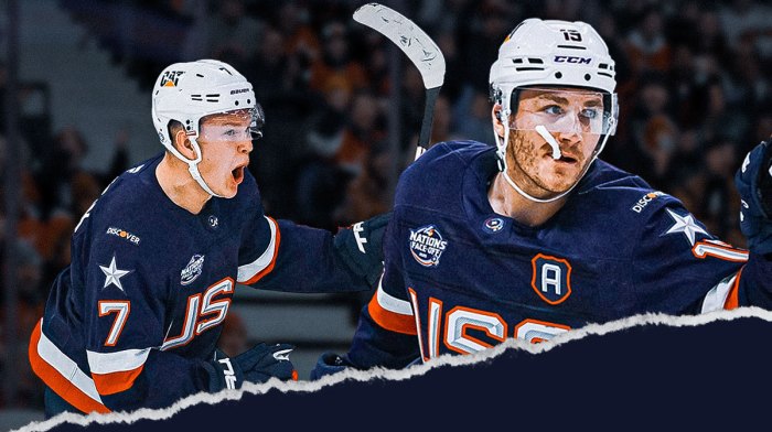 Team USA star Matthew Tkachuk played with brother Brady Tkachuk at the 4 Nations.