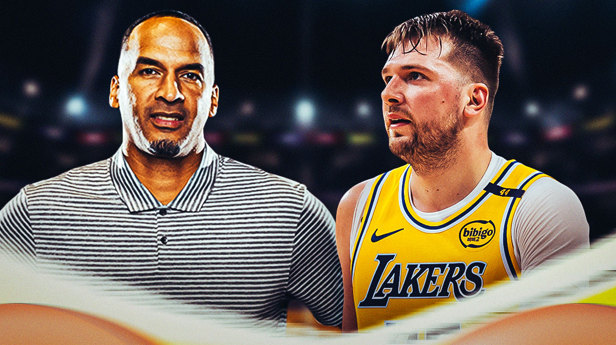 Luka Doncic and Nico Harrison.