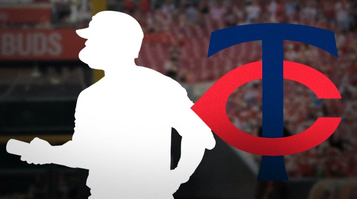 Twins logo next to silhouette of Ty France