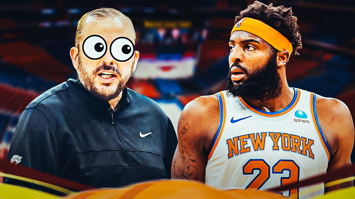 Knicks' Tom Thibodeau looking at Mitchell Robinson